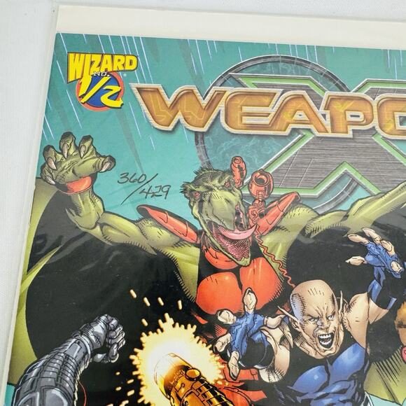 Weapon X Wizard 1/2 issue Dynamic Forces Signed Frank Tieri & Numbered COA 2002 - Picture 2 of 9